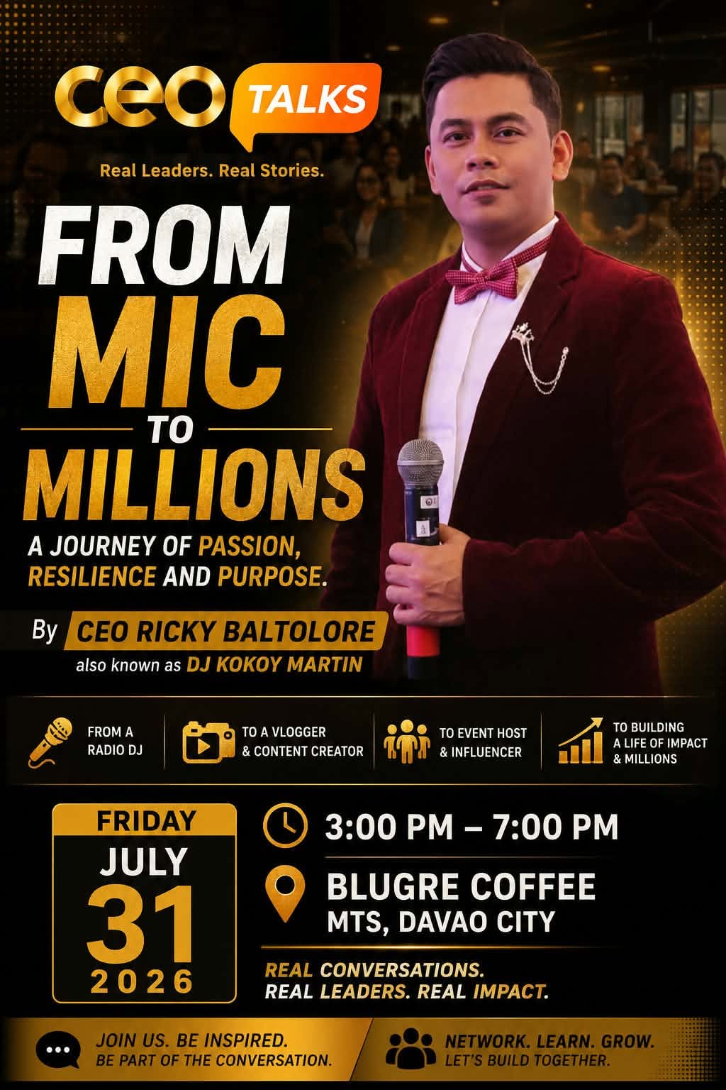 FROM MIC to MILLIONS from CEO TALKS